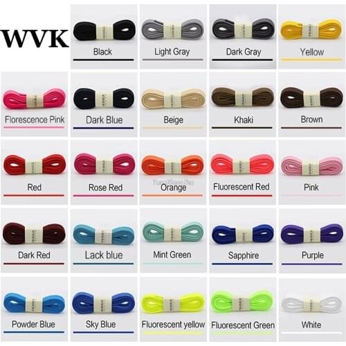 2pcs Thicken Flat Shoe laces Classic Solid Shoelaces for Athletic Running Sneaker Laces Shoes Boot 0.8 CM Width Shoelace String