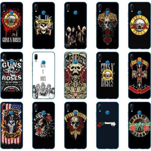 35DD guns n roses Soft Silicone Cover for Huawei P9 P10 P20 P30 Lite mate 10 20 PRO lite p smart 2019 case