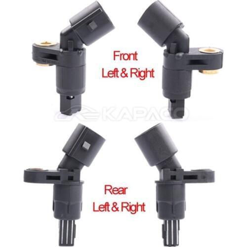 4PCS ABS Speed Sensor 1J0927803 1J0927804 1J0927807B Front Rear Left&Right For 1998-2008 Audi TT VW VOLKSWAGEN Golf Jetta