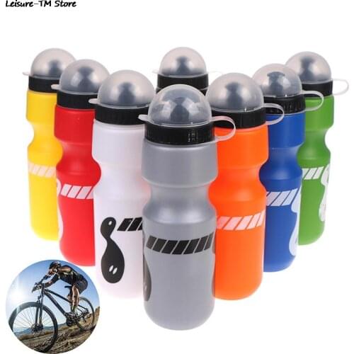 750ml Portable Mountain Bike Bicycle Water Bottle Essential Outdoor Sports Drink Jug Bike Water Bottle Leak-proof Cup 8 colors