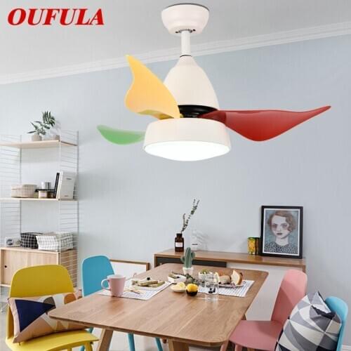 AOSONG Modern Ceiling Fans Lamps With Remote Control Fan Lighting For Home Dining room Bedroom Restaurant