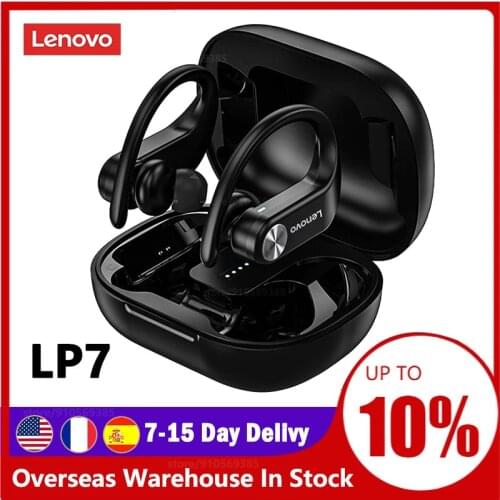 Lenovo LP7 TWS Wireless Headphones HIFI Sound Bluetooth Earphone Noise Reduction Sport Headset IPX5 Waterproof Earbuds with MIC