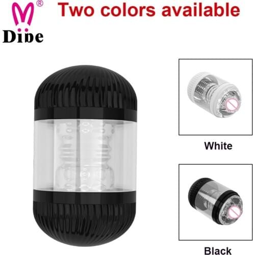 DIBE Vacuum Sucking waterproof Masturbation Cup for Men simulation Anal Vaginal Masturbator Endurance Exercise Male sex toys