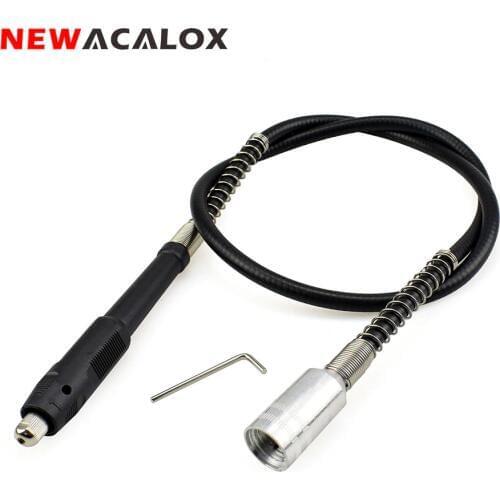 NEWACALOX 110cm Flexible Flex Shaft Fits Dremel Polishing Machine Rotary Grinder Tool Grinding Power Tool Accessories