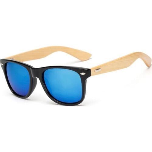 Classic Bamboo Sunglasses Women Men Wooden legs Glasses Color film glasses Design Driving Sun Glasses Men Oculos de sol Z156