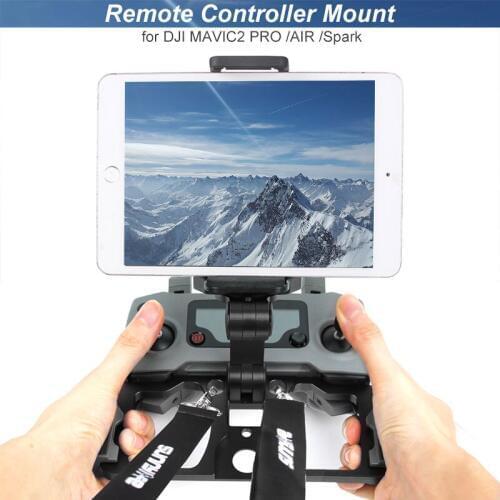 Remote Controller Mount Smartphone Tablet CrystalSky Monitor Bracket Clip Holder Aluminum for DJI MAVIC2 PRO /AIR /Spark/ Drone
