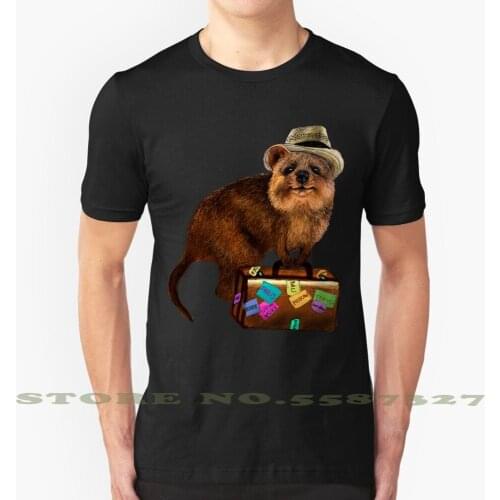 Traveller / / Quokka Summer Funny T Shirt For Men Women Quokka Australia Funny Cute Coffee Chocolate Exotic Brown Summer