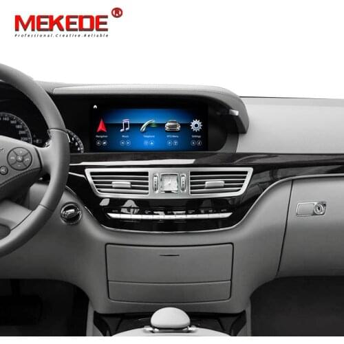 MEKEDE 1920x720 HD Android 10.0 10.25'' car multimedia player navigation radio For Mercedes BENZ S W221 W216 CL 2005-2013 4G LTE