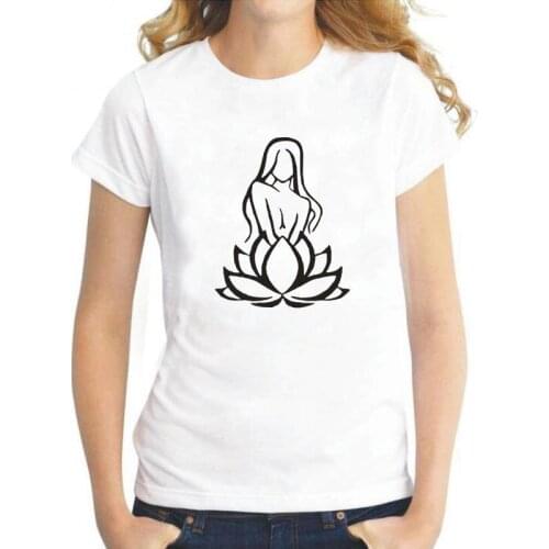 Fashion Flower Girl Print Tee Shirt Femme Harajuku Tshirt Summer Short Sleeve Hipster T Shirt Women Tops Casual Camiseta Mujer