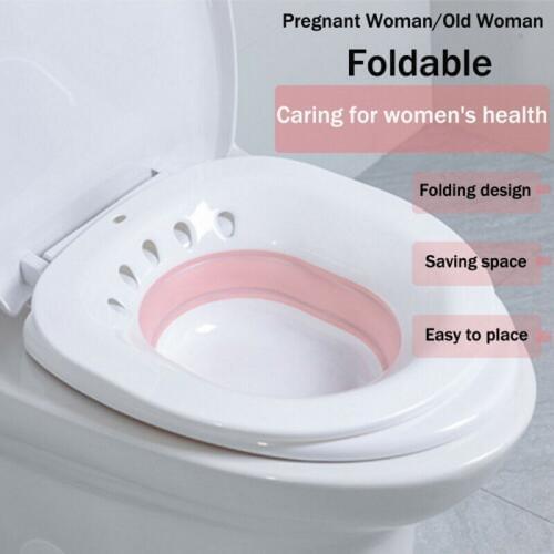 2019 New Foldable Hip Bath Tub Sitz Bath for Toilet Maternity Hemorrhoid Avoid Squatting Portable Basins