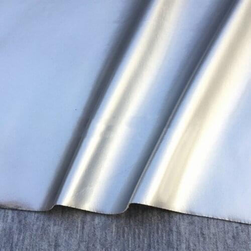 145cm*100cm Patent Imitation leather Knitted base shiny leather Dance clothing stage decoration cloth pants jacket fabric