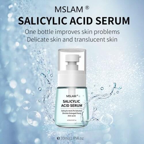 Whitening Face Serum 2% Salicylic acid acne essence acne treatment anti wrinkle pore tightening serum skin care products