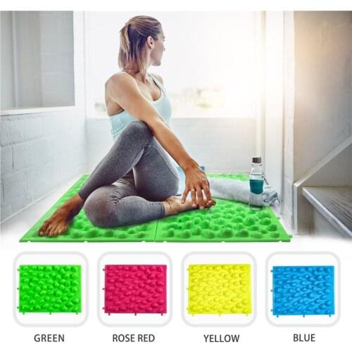 Foot Massage Pad Portable Pressure Relief Mat Multifunctional Acupressure Cushion for Bathroom Bedroom Garden H88F