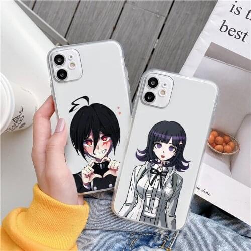 HOT Danganronpa Phone Case For iPhone 11 12 P Pro XS MAX XR X 7 8 6Plus SE 2021 Soft Silicone Phone Cover Bag
