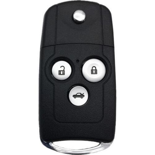 3 BUTTONS REPLACEMENT FLIP REMOTE KEY SHELL CASE FOR HONDA CRV ACCORD SPIRIOR FOB COVER 5PCS/LOT+FREE SHIPPING