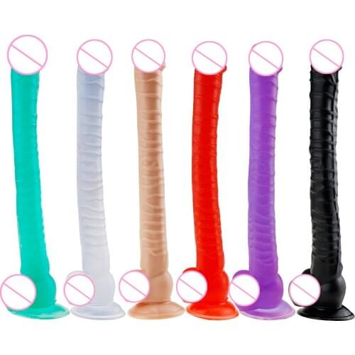40CM Super Long Dildo Suction Cup Erotic Sex Toys For Couples Artificial Anal Penis G-Spot Stimulation Vagina Gode Pour Sodomie