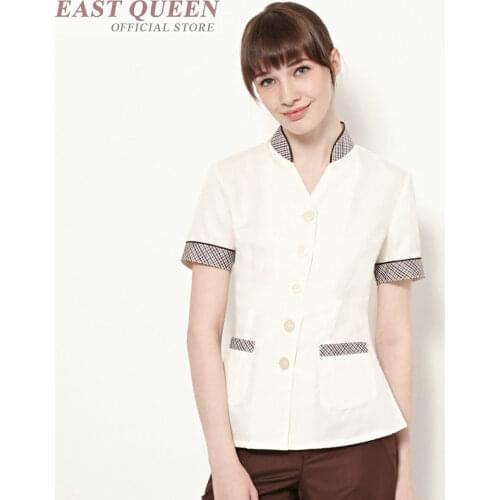 Chinese waiter uniforms salon spa hotel waiter clothes workwear work wear uniform restaurant waitress uniform FF633 A
