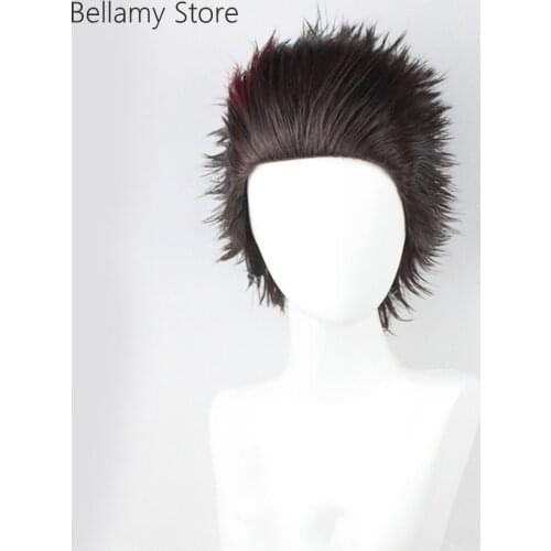 Masked Rider The King of electricity COS Ryotaro Nogami All-purpose wig TWO-COLOR CUSTOM WIG Cosplay hairwear Wig+Wig Cap