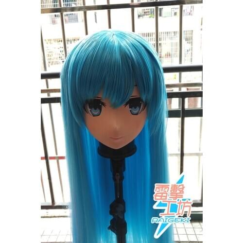 X-KM173)Quality Handmade Female/Girl Resin Japanese Cartoon Character Animego Cosplay Kigurumi Mask Crossdresser