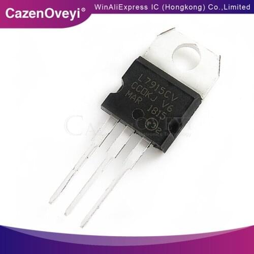 10pcs/lot L7915CV L7915 KA7915 MC7915 TO-220 15V 1.5A new original In Stock