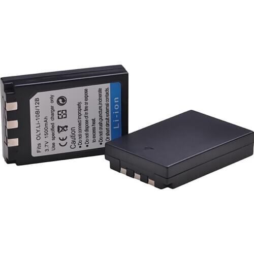 2Pcs Li-10B Li-12B Battery for Olympus Li 10B Li12B C-50 C-60 C-70 C-470 C-760 C-765 C-770 X-1 X-2 X-3 X-500 FE-200 IR-500
