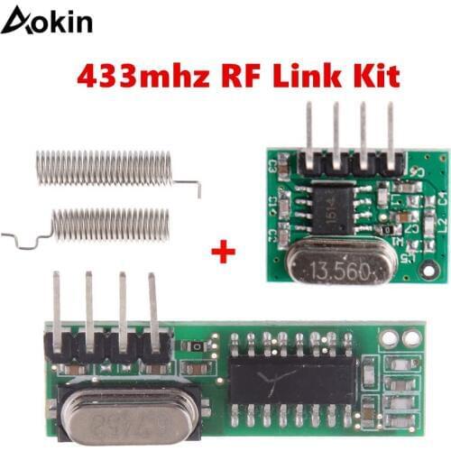 433 Mhz Superheterodyne RF Receiver and Transmitter Module 433Mhz Remote controls For Arduino uno Wireless module Diy Kits