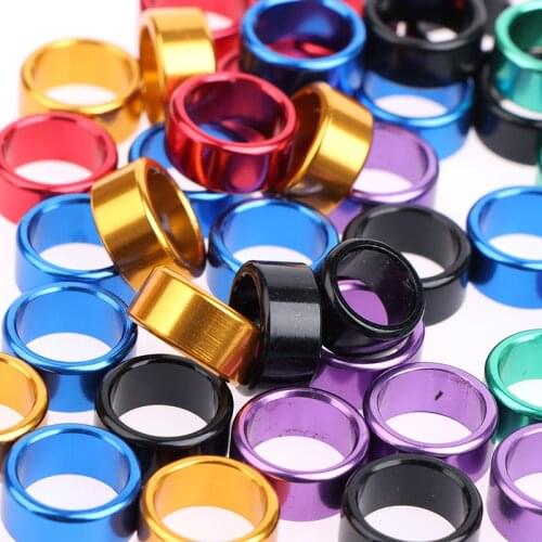 10 pcs Pigeon Foot Ring Inner Diameter 10mm Height 6mm Aluminum Foot Tag Ring