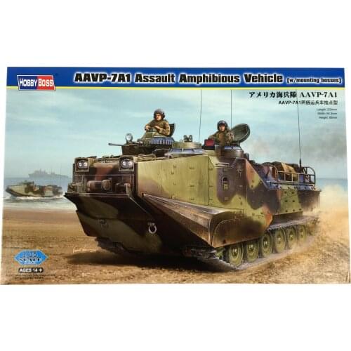 Hobby Boss 82413 1/35 AAVP-7A1 W/Mounting Bosses Amphibious Vehicle Model Kit TH06424-SMT6