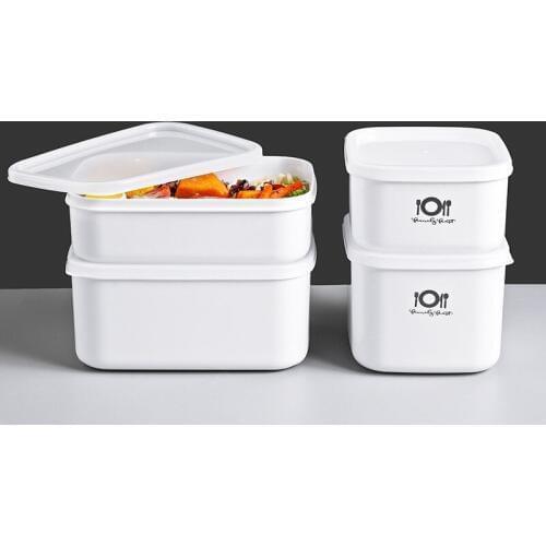 Refrigerator Sealed Plastic Storage Box Food Storage Box Microwave Oven Rectangular Lunch Box Plastic food storage box withcover