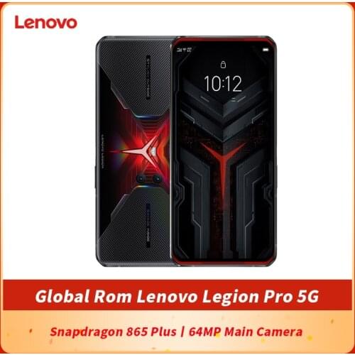 Global Firmware Original Lenovo Legion Pro 5G Gaming Phone 6.65'' 144Hz Snapdragon 865 Plus 64MP Main Camera Google Play WiFi 6