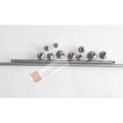 Saxophone repair tools 10pcs stainless dent ball +2pcs bent dent rod