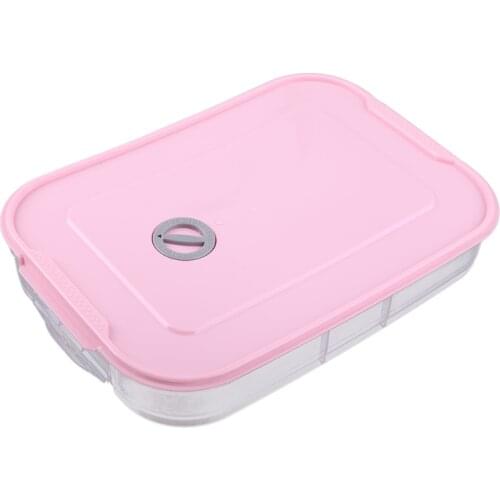 Fresh keeping box Refrigerator Food Storage case Organizer Dumpling Egg Stackable rectangular fridge Steamed stuffed bun bread