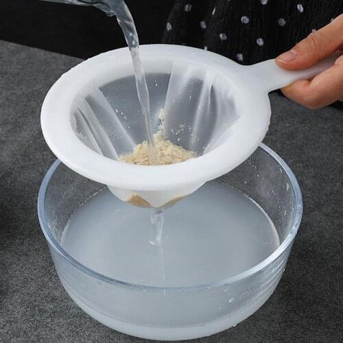 Kitchen Ultra-fine Mesh Strainer Kitchen Nylon Mesh Filter Spoon for Soy Milk #CW kitchen gadgets 2020 colander kitchen tools