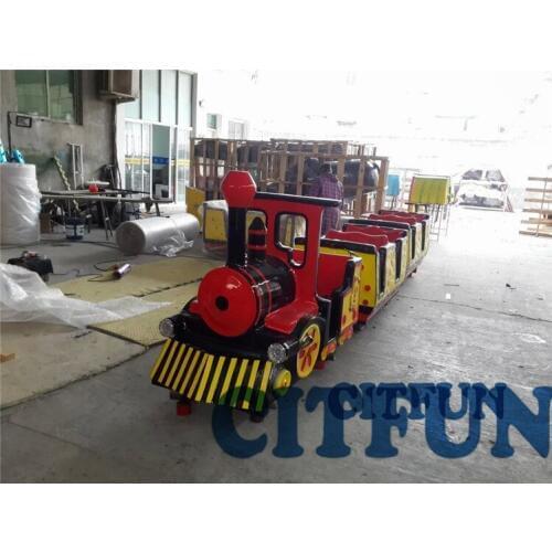 Amusement park outdoor kiddie rides games mini electric trains for kids HC-002B