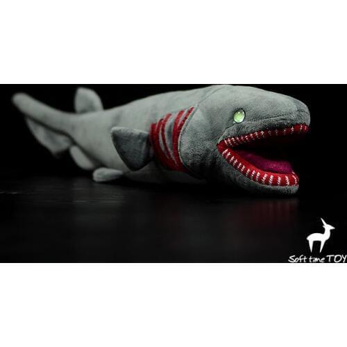 Soft and cute Chlamydoselachus anguineus doll real life plush shaik toys children holiday gifts