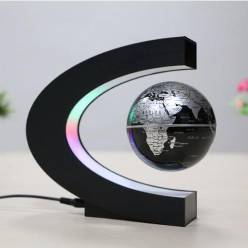 Night Light Floating Magnetic Levitation Globe LED World Map Electronic Antigravity Novelty Ball Lamp Home Decoration Gifts