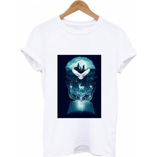 2019 New summer aesthetic pattern t-shirt Thin section casual tshirt female fashion hipster Harajuku Women T shirt Tops clothing