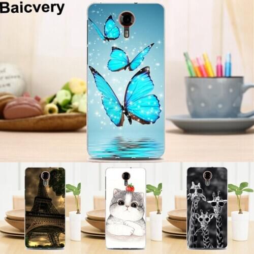 New Hot Fashion Soft Silicon TPU Back Case for Wileyfox Swift Flower Butterfly Cover for Wileyfox Swift Top Quality