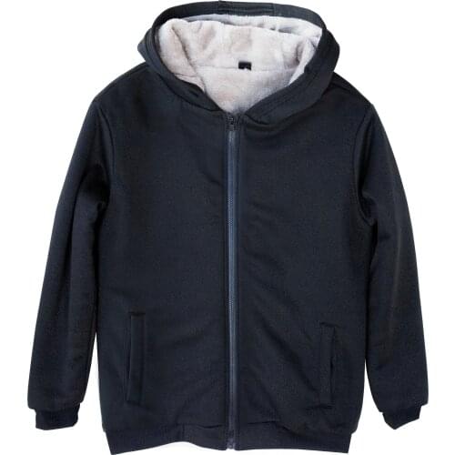 4 Colors Mu Ban Man Boy Parkas Full Zip Coat Plus Velvet Autumn Winter Couple Clothes ZIIART