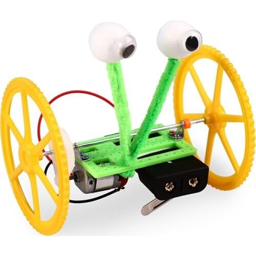Steam montessori Science Experiment Toys Electric Balance Rolling Robot Model Children Invention Toys Birthday Gifts DIY