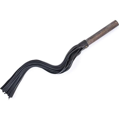41cm Cowhide BDSM Whip Queen Horse Riding Whip Sex Toys Flogger For Couples Fetish Bondage Sex Whip Flogger BDSM Slave Bondage