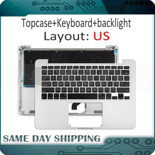 Early 2015 for Macbook Pro Retina 13" A1502 Topcase Topcase Palm Rest with Keyboard US UK English EU EURO MF839 MF841 EMC2835