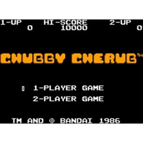 Chubby Cherub 60 Pins English Version Game Cartridge for 8 Bit 60pin Game Console