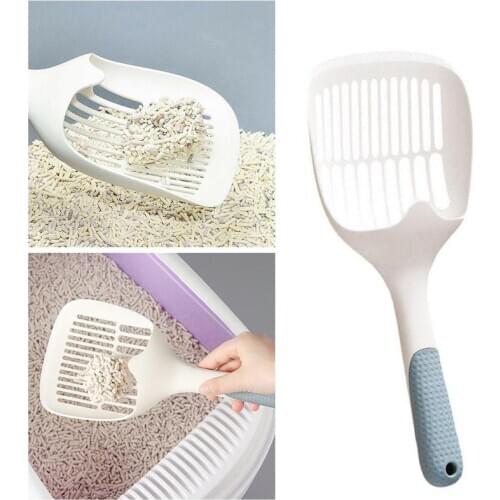 PVC Plastic Durable High Quality Cat Litter Scoop Pet Poo Shovel Practical Pets Poop Scooper Cat Sand Cleaning Products for Cats