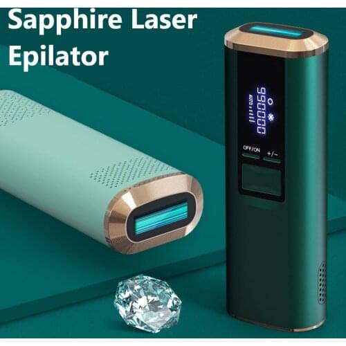 Sapphire Laser Epilator IPL Hair Removal Device Women Men Home Photoepilation Painless Facial Ice mode Pulsed Light Epilator