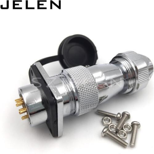 WF20 series waterproof connectors 8 pin Male and female connectors, Panel Mount Connectors,8 pin power waterproof connector IP67