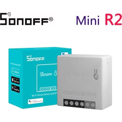 Itead Sonoff MINI R2 DIY Smart Switch Smart home Automation Remote Control Wifi Switch Support External Switch Alexa Google Home