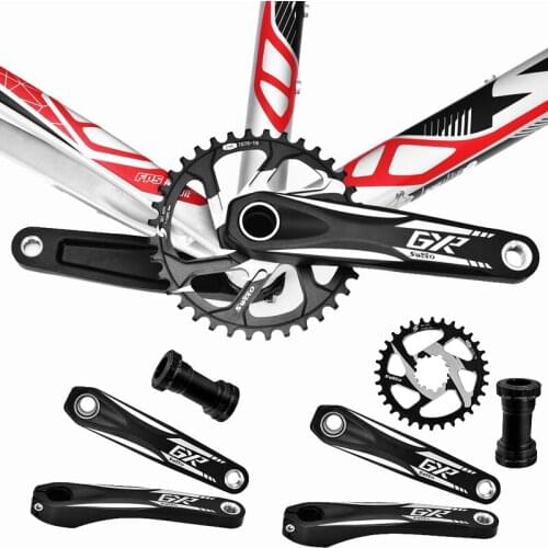 Bicycle Aluminum Alloy Crank Set Crankset 170mm GXP Mountain Bike Crankset Bottom Bracket Chainring 32T-38T for SRAM XX1 XO1 X1