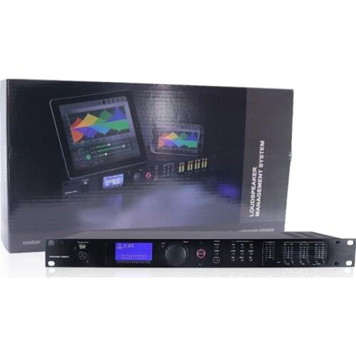 Vosiner 2in 6 out PA2 professional dsp audio processor equalizer bass sound processor audio