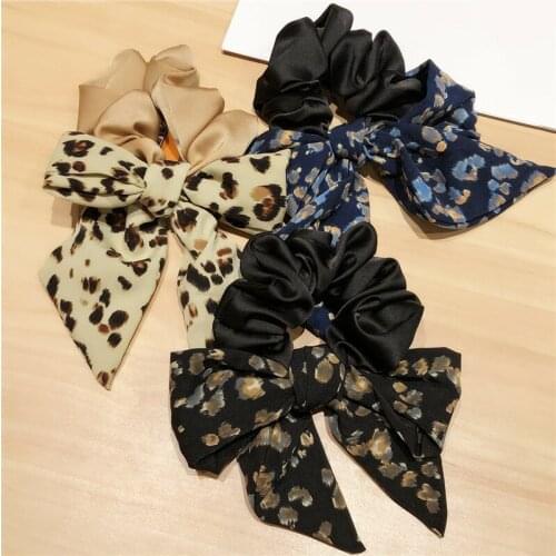 2021 Hot style women Hair accessories scrunchies bow hair band Lady contracted temperament head circle headband